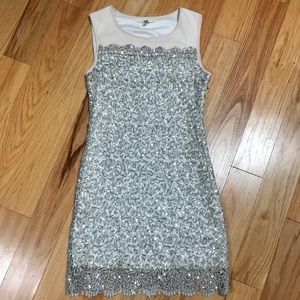 Ya Los Angelos Lace Sequin Dress
